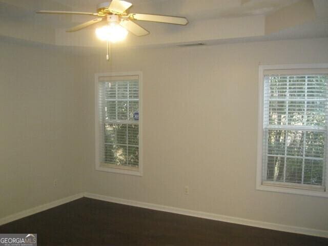 103 Twilight Ct, Jackson, GA 30233 - unfurnished room with ceiling fan and baseboards