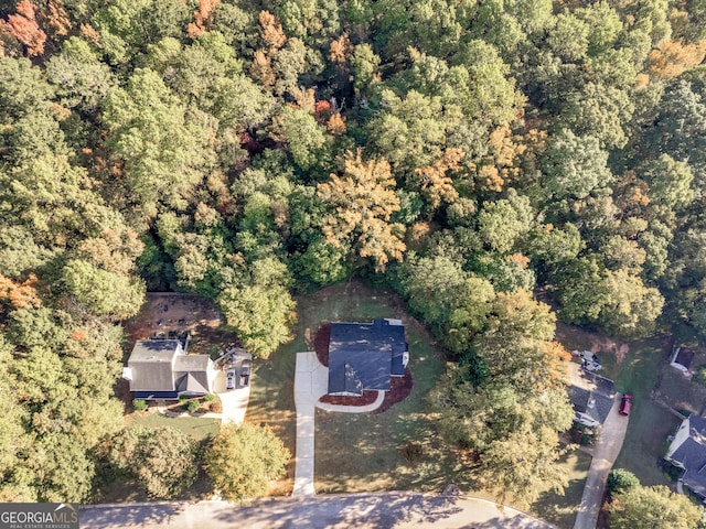 aerial view with a view of trees