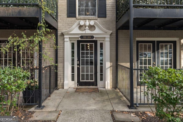 3529 Essex Ave Unit 75, Atlanta, GA 30339 - entrance to property with brick siding and french doors