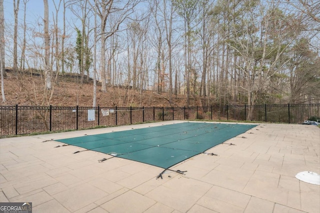 3529 Essex Ave Unit 75, Atlanta, GA 30339 - view of pool featuring a fenced in pool, a patio, and fence