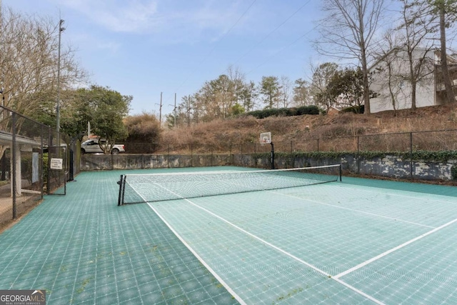 3529 Essex Ave Unit 75, Atlanta, GA 30339 - view of tennis court featuring fence