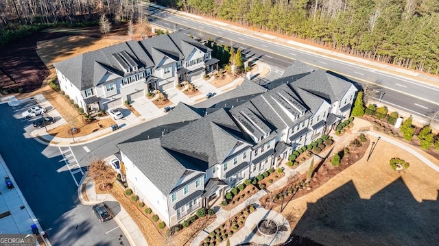 birds eye view of property featuring a residential view