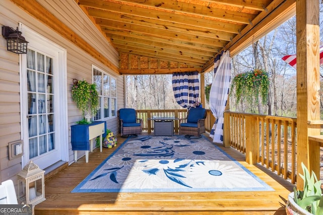 view of deck
