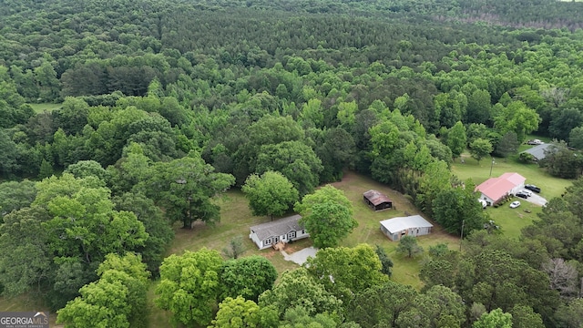 2802 County Road 19, Woodland, AL 36280 - drone / aerial view of a heavily wooded area