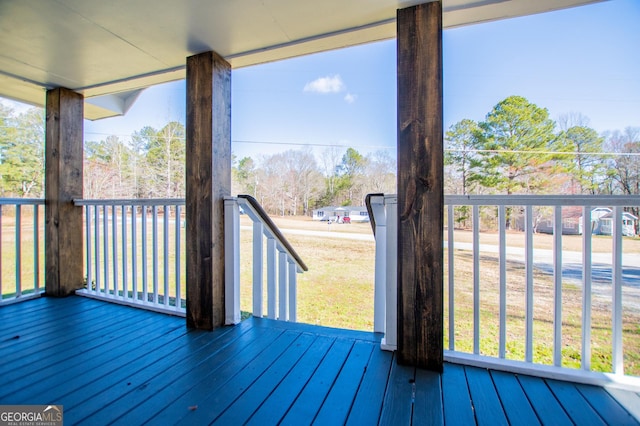 view of deck