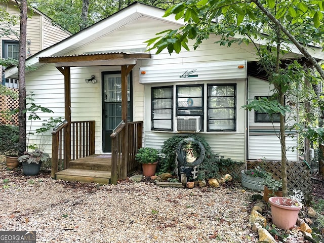 view of front of home