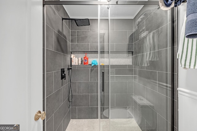 full bath with a stall shower