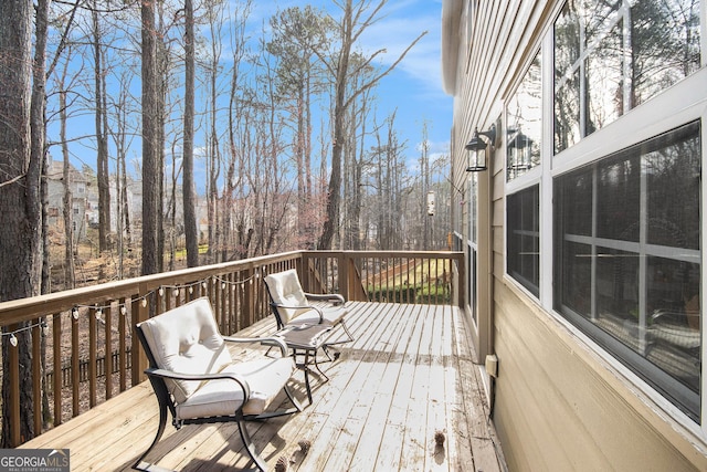 3550 Myrtlewood Chase NW, Kennesaw, GA 30144 - view of wooden terrace