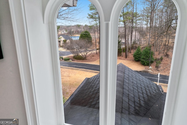 view of doorway to outside