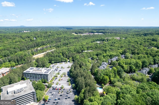 aerial view with a view of trees