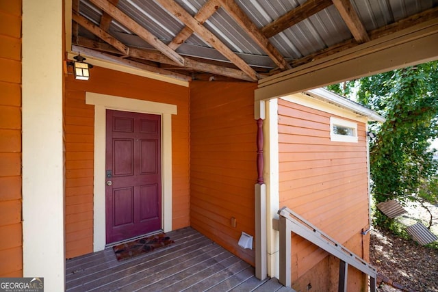 view of property entrance