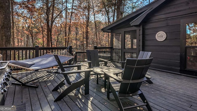 view of deck