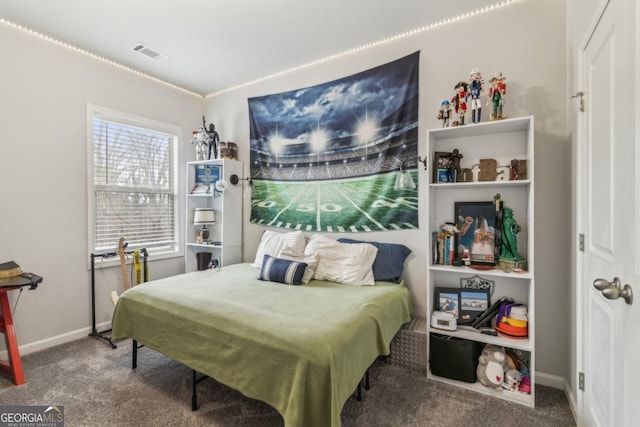 6902 Lancaster Xing, Flowery Branch, GA 30542 - bedroom with baseboards, carpet, and visible vents