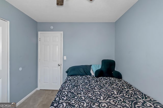 bedroom with baseboards