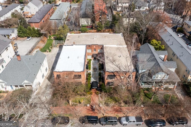 birds eye view of property featuring a residential view