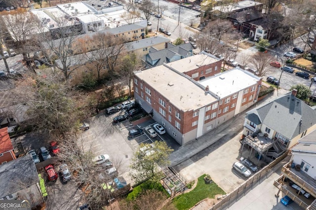 bird's eye view featuring a residential view