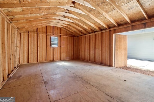 view of storage room