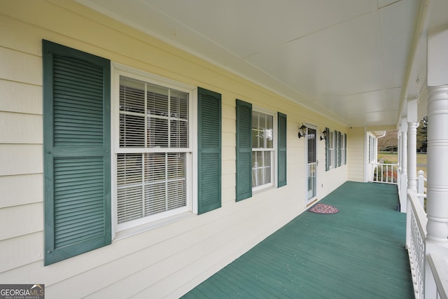 view of patio / terrace featuring a porch