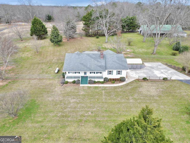 drone / aerial view