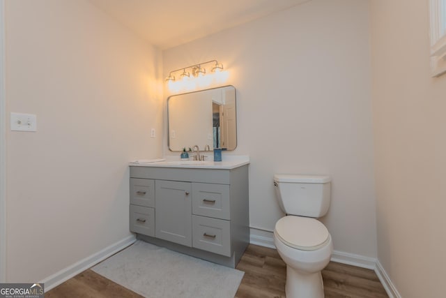 12701 Ga Highway 96 E, Fort Valley, GA 31030 - bathroom featuring vanity and wood finished floors