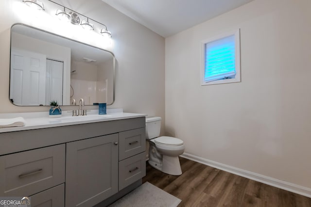 12701 Ga Highway 96 E, Fort Valley, GA 31030 - bathroom featuring vanity and wood finished floors