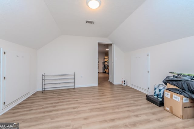 12701 Ga Highway 96 E, Fort Valley, GA 31030 - additional living space with light wood finished floors and vaulted ceiling
