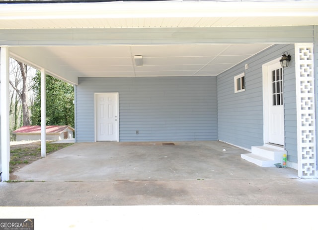 110 Wildwood Cir, Gainesville, GA 30501 - view of patio with an attached carport and entry steps