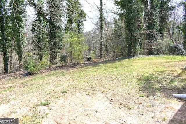 110 Wildwood Cir, Gainesville, GA 30501 - view of yard featuring a wooded view