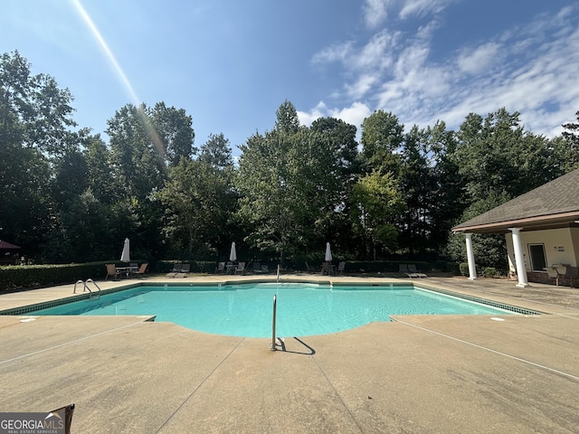 community pool featuring a patio