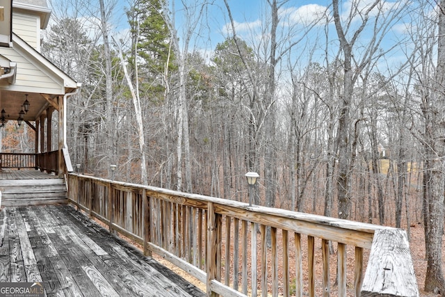 view of deck