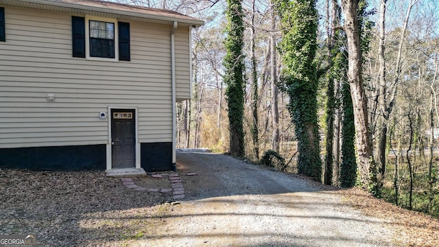 view of property exterior