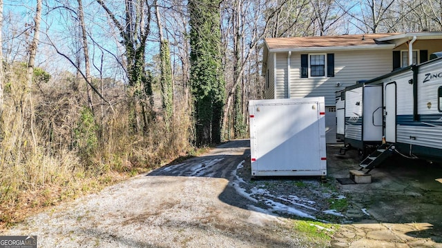 view of side of home