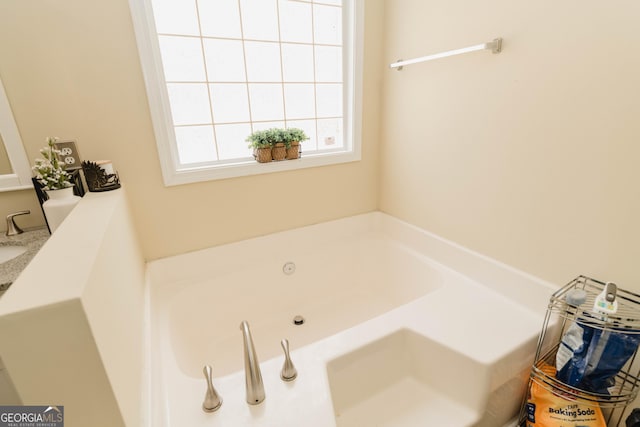31 Wyngate Ct, Dallas, GA 30157 - bathroom featuring a sink and a garden tub