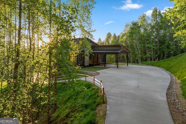 896 Locust Ln, Morganton, GA 30560 - view of community with an attached carport and concrete driveway