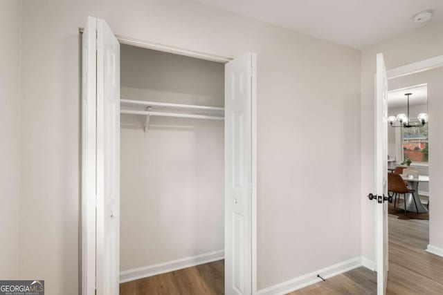 view of closet