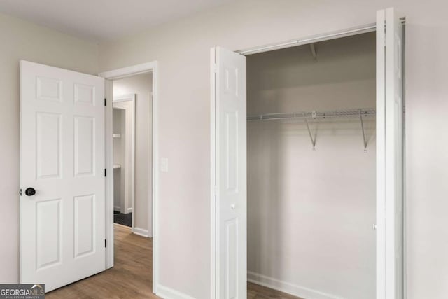 view of closet