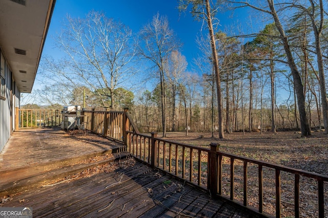 deck featuring visible vents