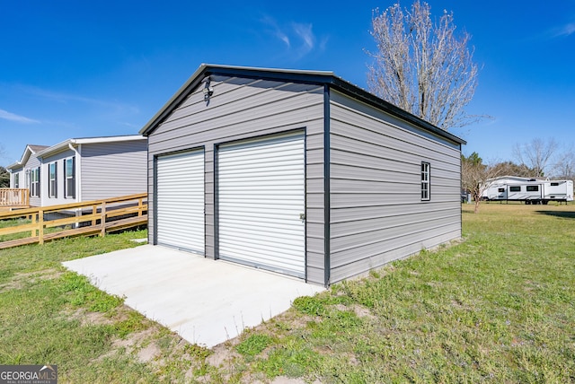 4159 Folks Dr, Blackshear, GA 31516 - view of outbuilding featuring an outbuilding and fence