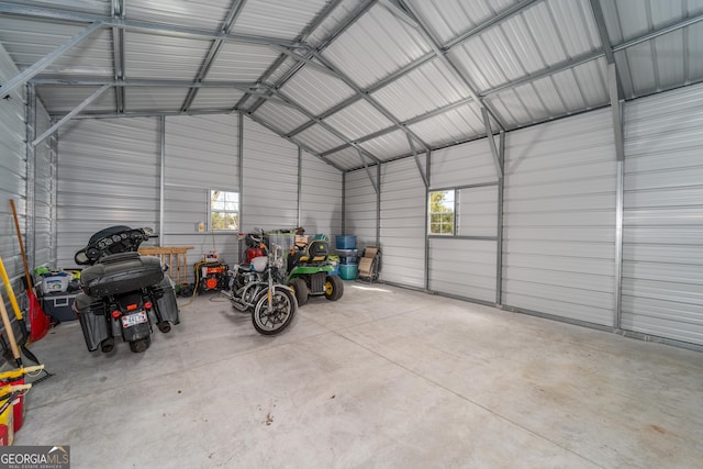 4159 Folks Dr, Blackshear, GA 31516 - garage featuring metal wall