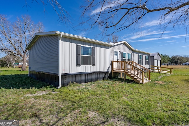 4159 Folks Dr, Blackshear, GA 31516 - exterior space with a yard