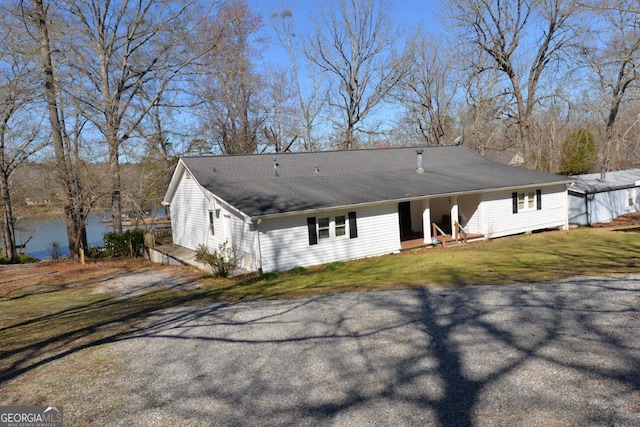160 Cold Branch Rd, Eatonton, GA 31024 - view of front facade featuring a front lawn