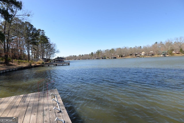 160 Cold Branch Rd, Eatonton, GA 31024 - dock area featuring a water view