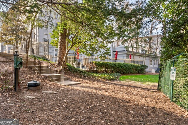 3203 Lenox Rd NE Unit 1, Atlanta, GA 30324 - view of yard with fence