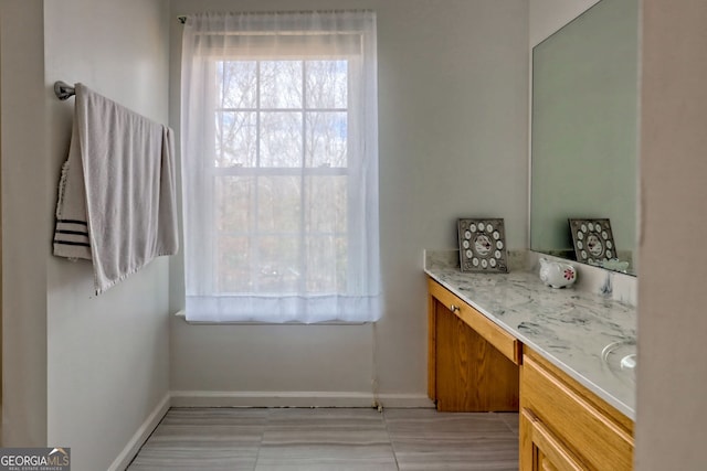 95 Volunteer Ln, Murphy, NC 28906 - bathroom with vanity and baseboards