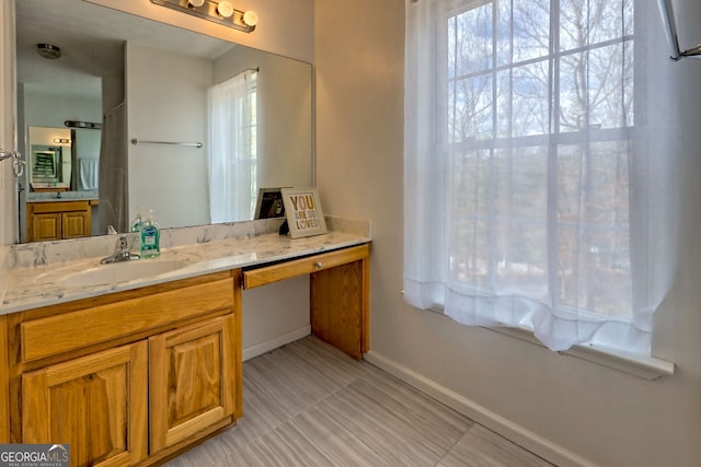 95 Volunteer Ln, Murphy, NC 28906 - bathroom featuring vanity and baseboards