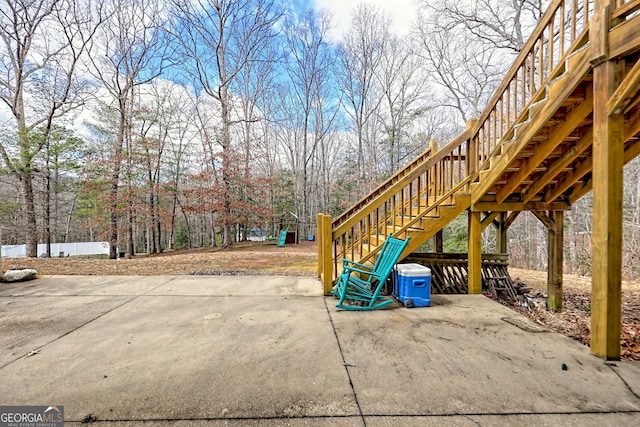 95 Volunteer Ln, Murphy, NC 28906 - view of yard with stairway