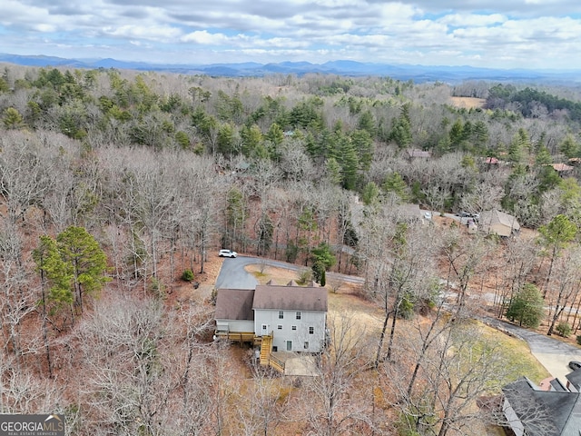 95 Volunteer Ln, Murphy, NC 28906 - view of subject property with a forest and mountains