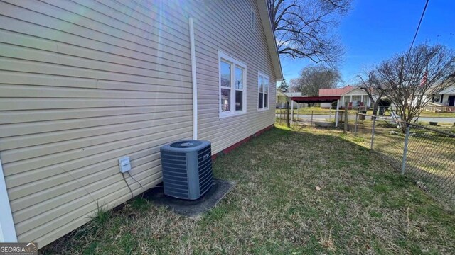 view of side of home with crawl space
