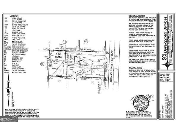 1741 Thomas St, Decatur GA, 30032 land for sale