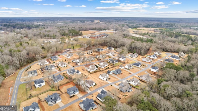 birds eye view of property featuring a residential view